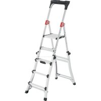 Hailo Stufenstehleiter 100 Topline Stufen 3-5 Aluminium...
